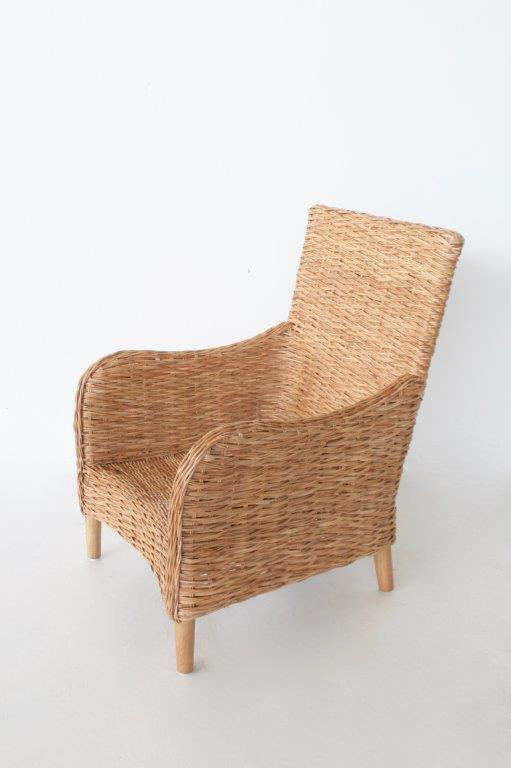 Natural Rattan Lounge Chair